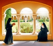 Монахини аббатства Нотр-Дам де л’Аннонсиатьон