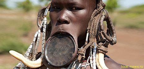Африканское племя Мурси
