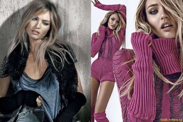 Красотка-модель Кэндис Свейнпоул засветилась в рекламе бразильского бренда Osmoze Jeans.