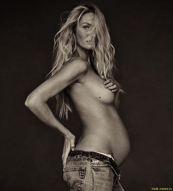 Кэндис Свейнпол позирует обнаженной на последних месяцах беременности
